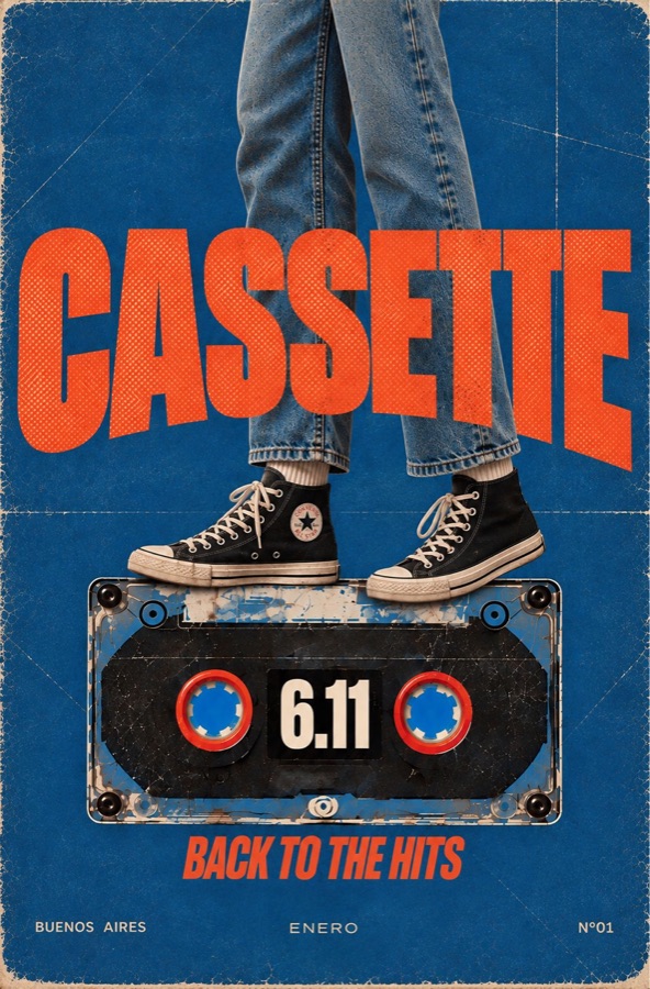 Flyer de Cassette: Back to the hits, 6.11, Buenos Aires